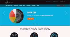 Desktop Screenshot of izotope.com